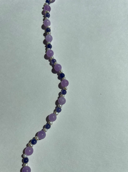 Amethyst symphony necklace