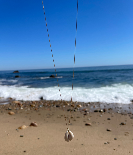 Ocean necklace 14k Yellow Gold